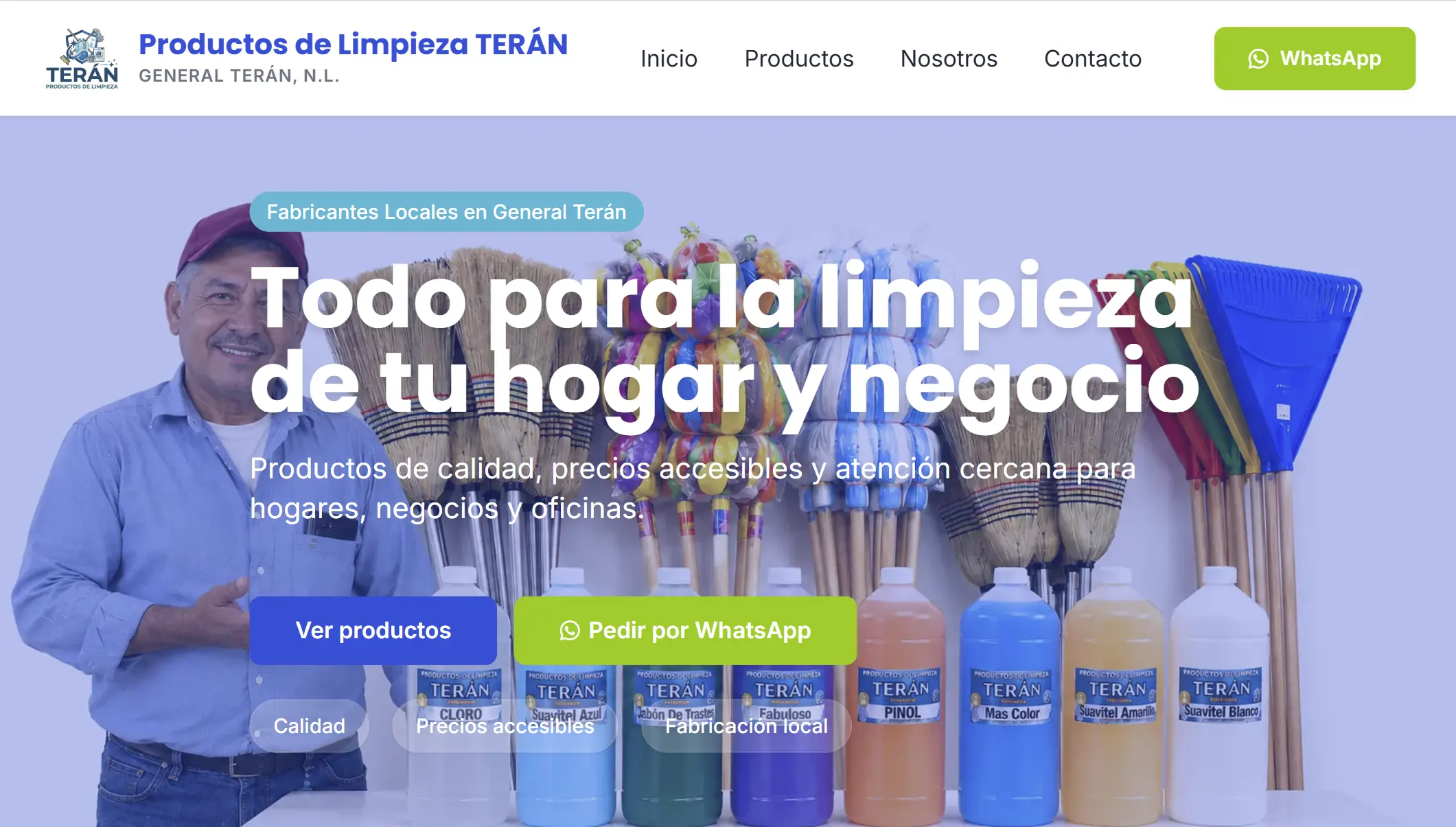 Después: Sitio web profesional